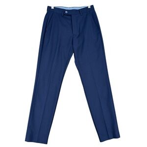 Berragamo Boys Suit Collection Italia Navy Blue‎ Dress Pants Size 14